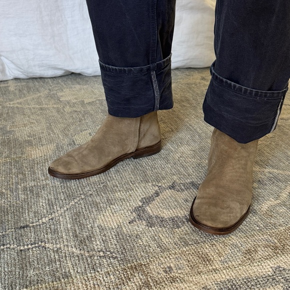 Frye Suede Boots with new authentic Frye soles. main image 7